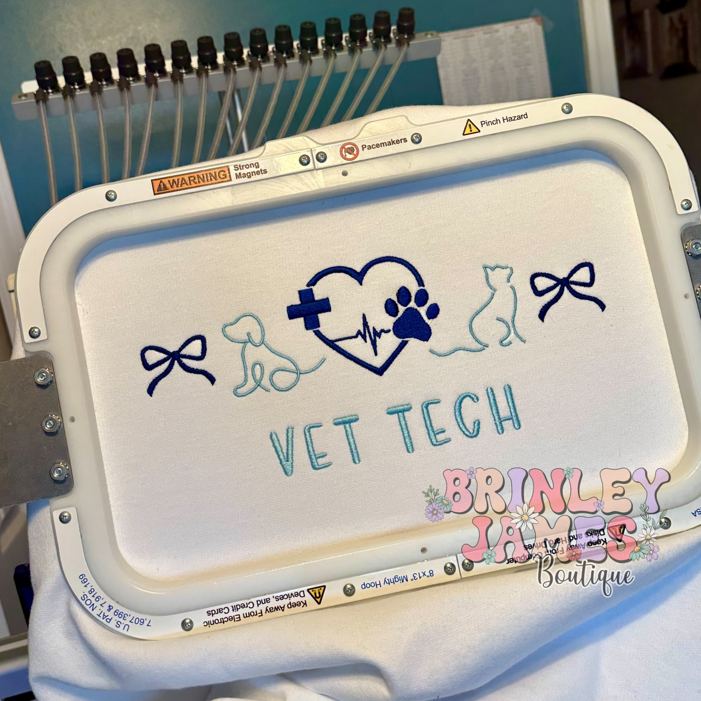 Vet Tech - Embroidered Sweatshirt