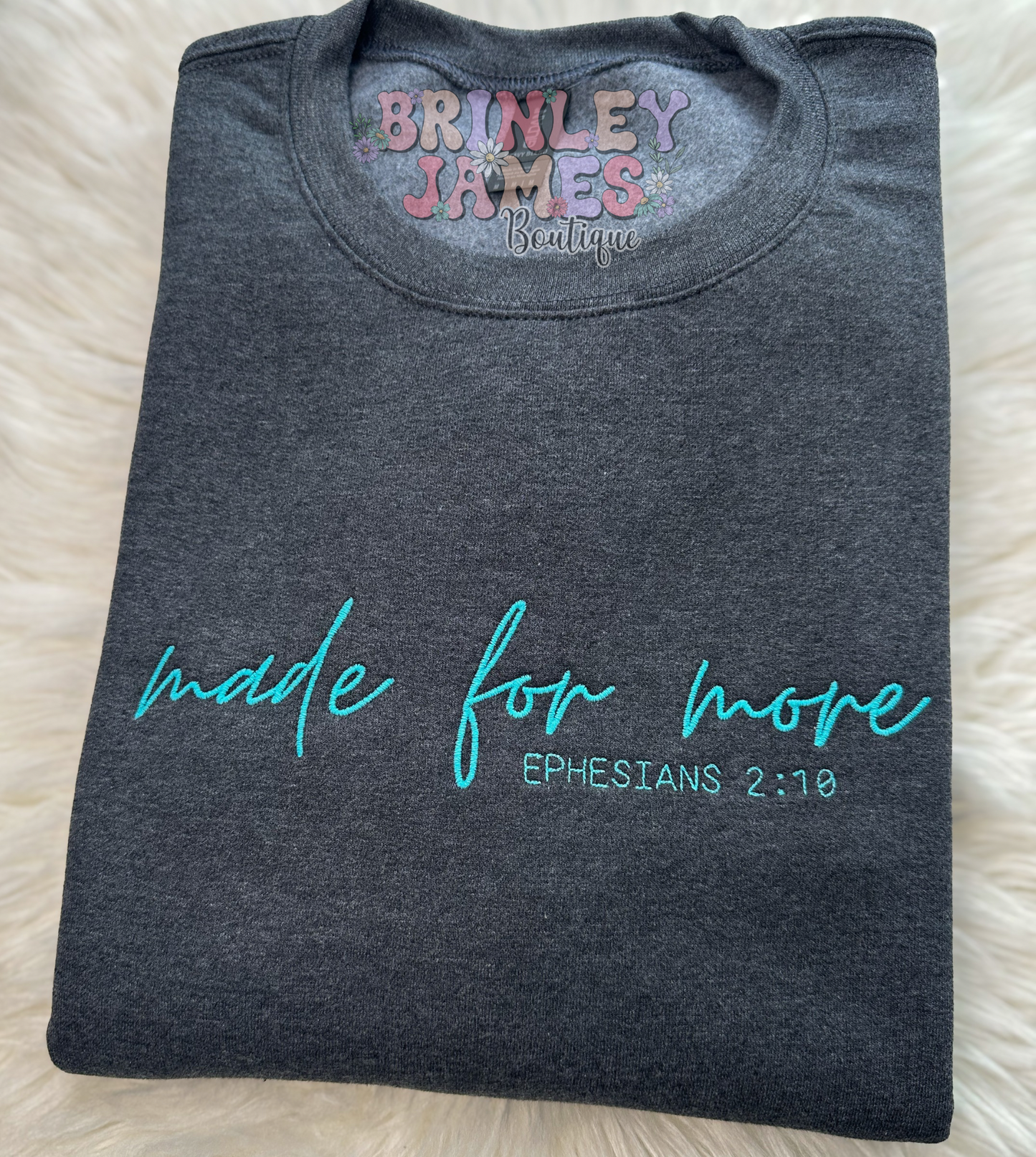 Made For More - Embroidered Sweatshirt