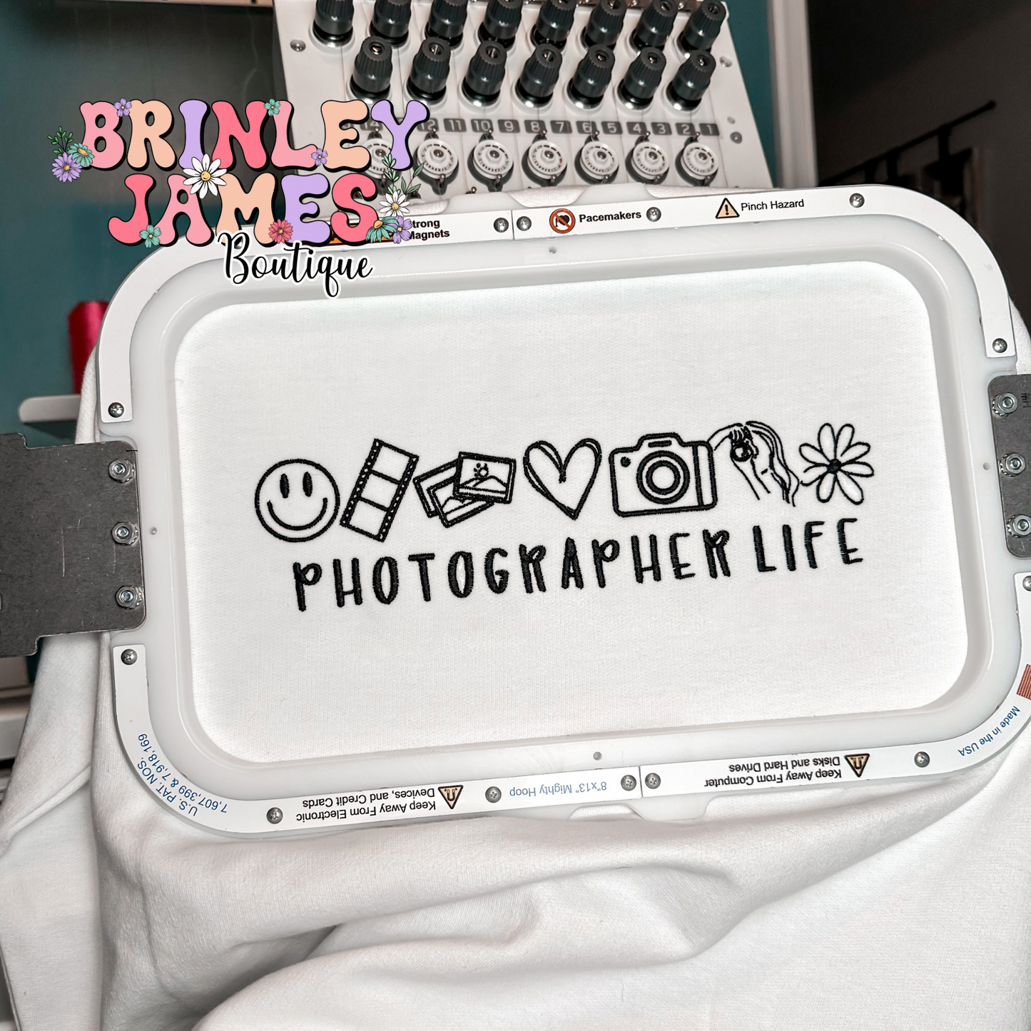 Photographer Life - Embroidered Sweatshirt