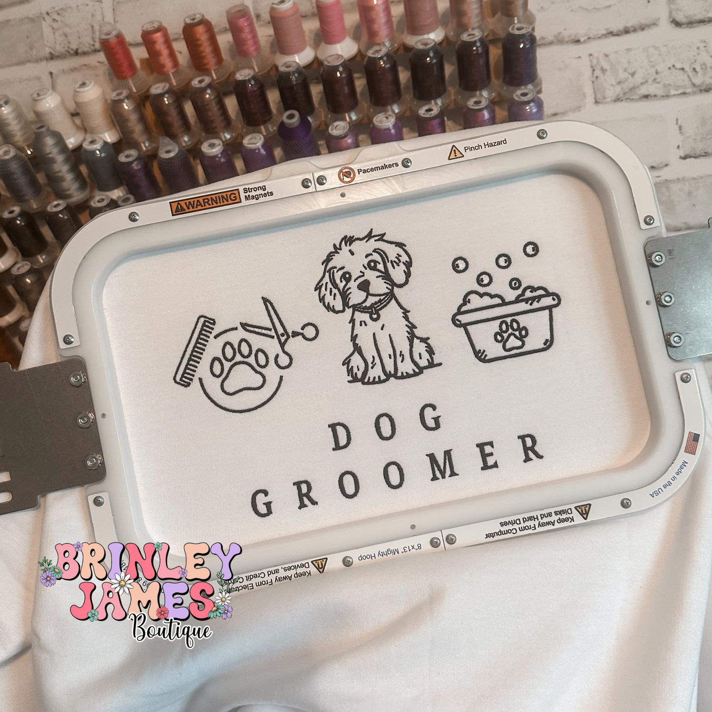 Dog Groomer - Embroidered Sweatshirt